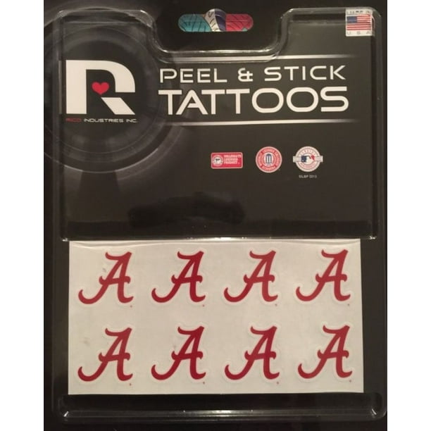 Rico Industries NCAA Face Tattoos 8-Piece Set Rico Industries NCAA Face Tattoos 8-Piece Set